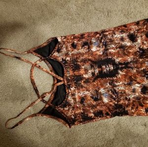 Tight long summer dress